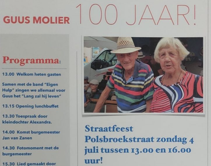 100 jarige Guus Molier